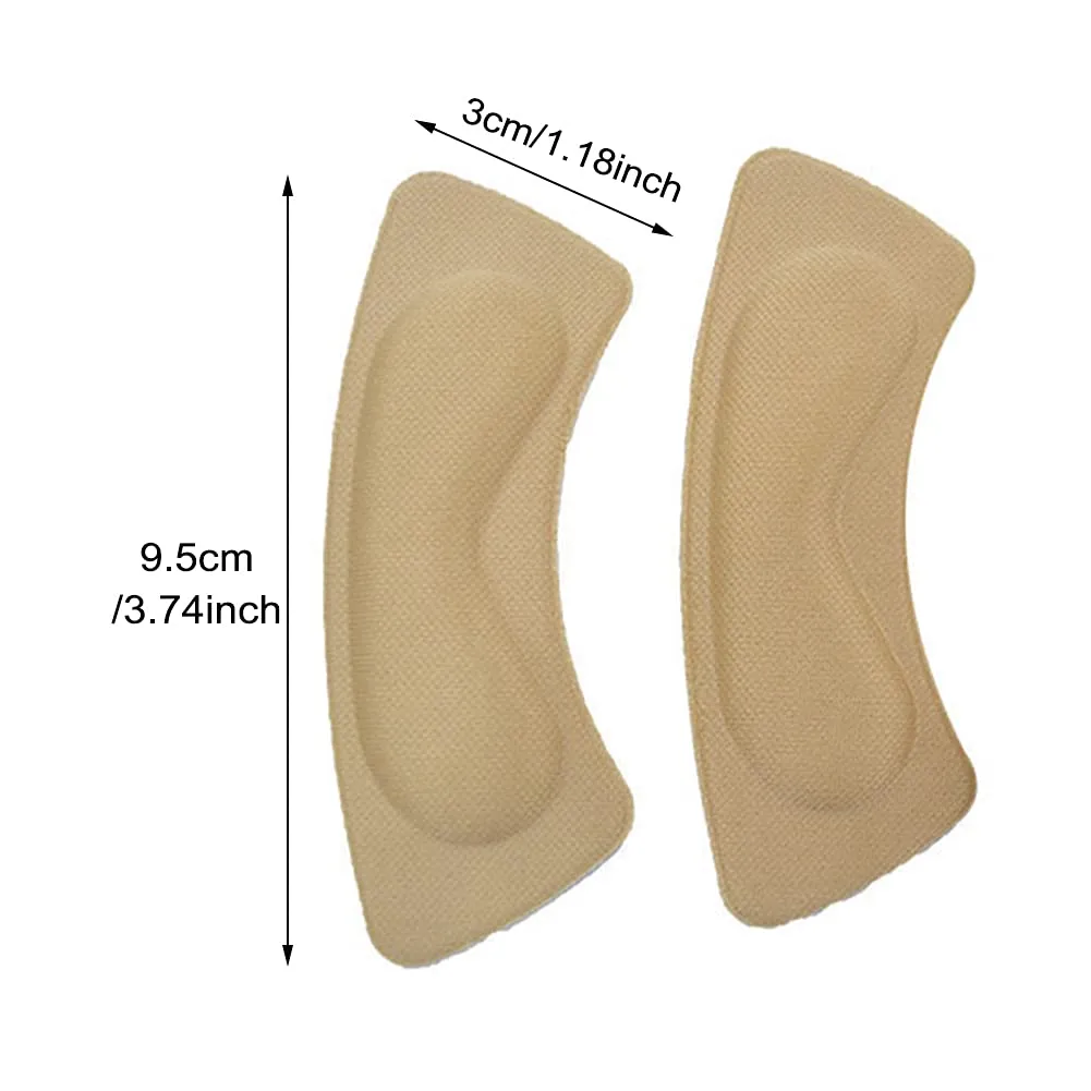 5 Pairs Heel Protectors, Heel Shoe Grips for New Shoes, Heel Protector Adds Volume, and Cushioning, Insoles for Women Shoes(Nude) Nude