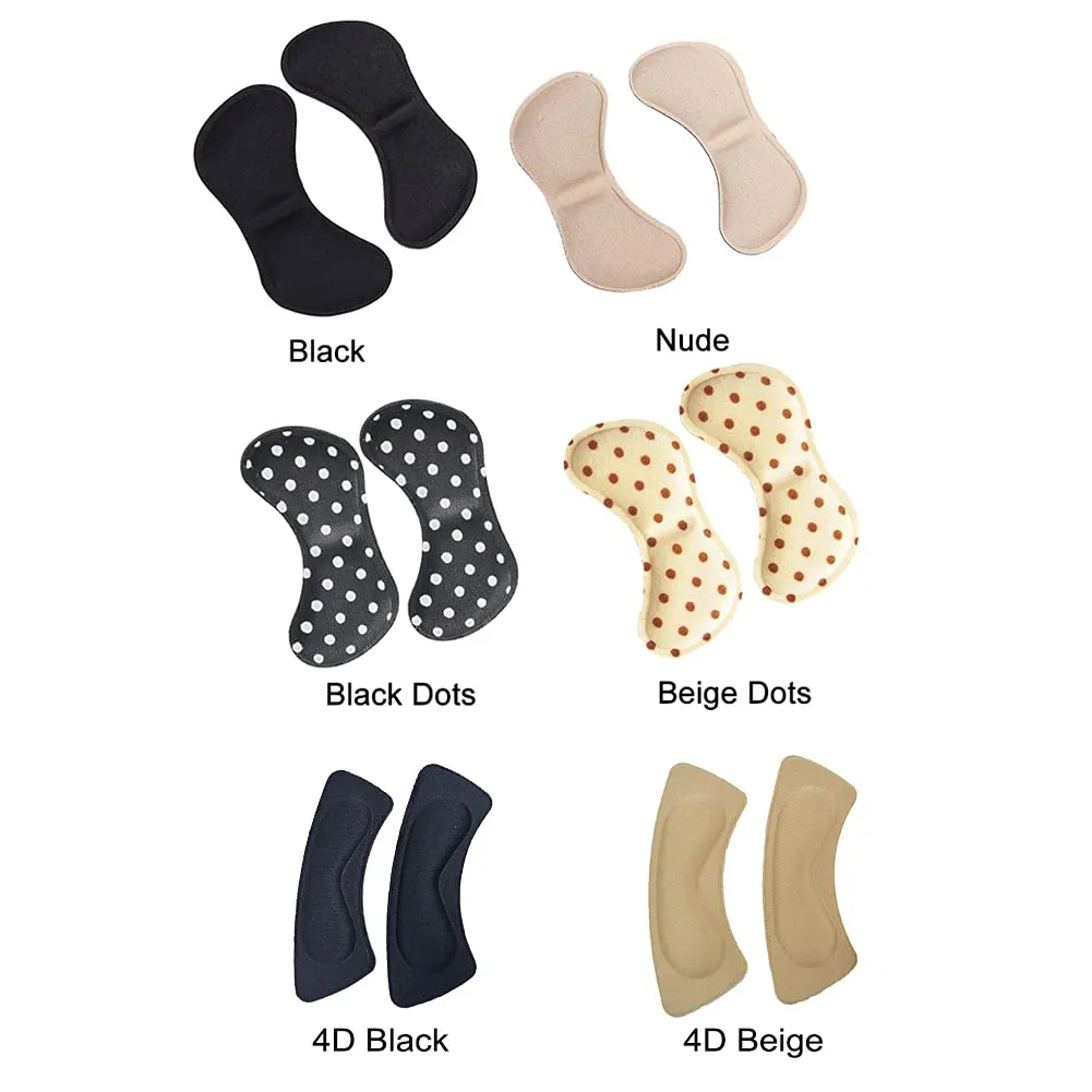 5 Pairs Heel Protectors, Heel Shoe Grips for New Shoes, Heel Protector Adds Volume, and Cushioning, Insoles for Women Shoes(Nude) Nude