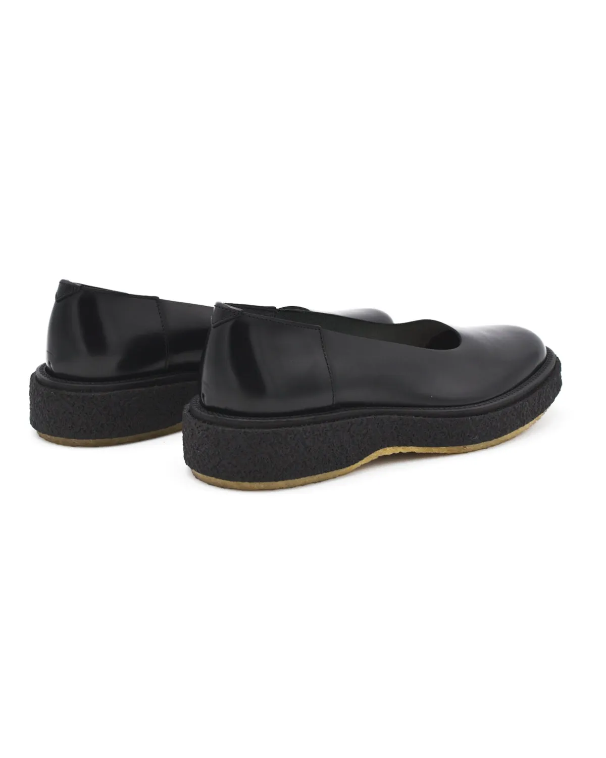 Adieu Type 176 Black Crepe Sole Ballet Flat