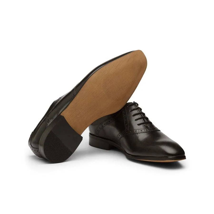 Black Saddle Oxfords