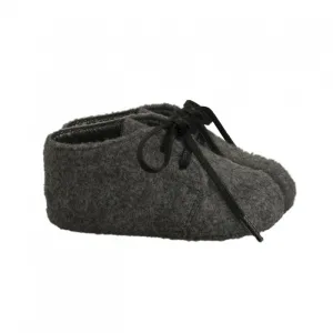 Bonpoint Baby Derby Shoes Gris Chine