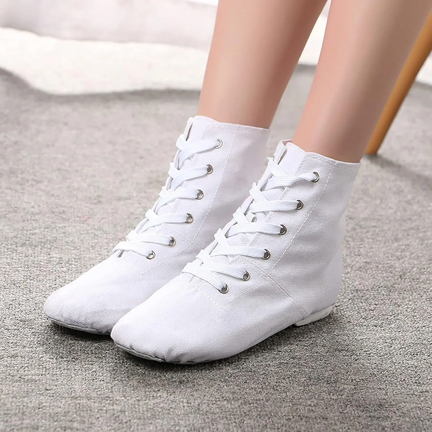 Canvas Jazz Dancing Sneakers Ballet Dance Boots for Girls Boys (Toddler/Little Kid/Big Kid) Soft Soled Training