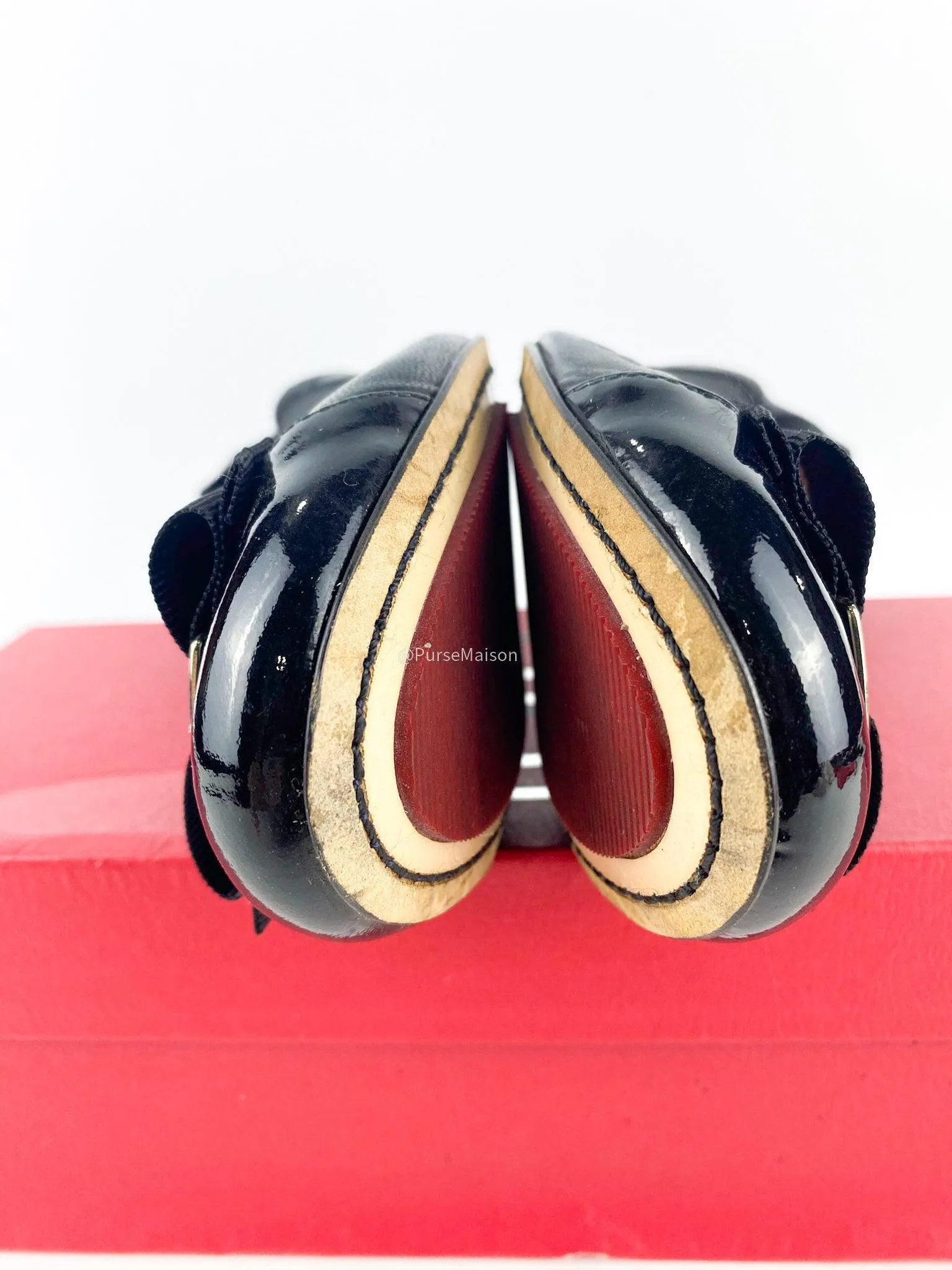 Carolina Herrera Black Ballet Flats Size 38 EU (23.5cm)
