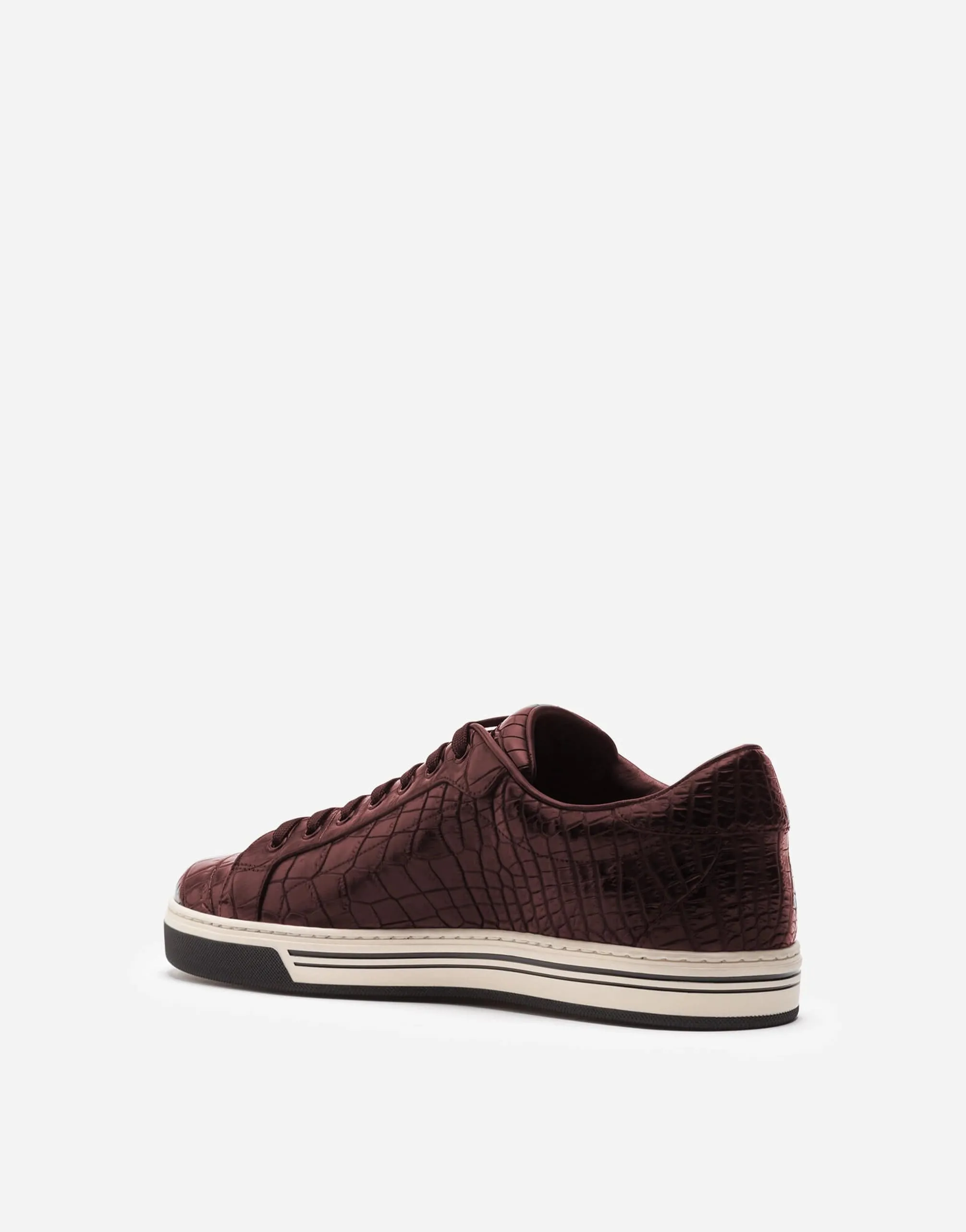 Crocodile Leather Rome Sneakers