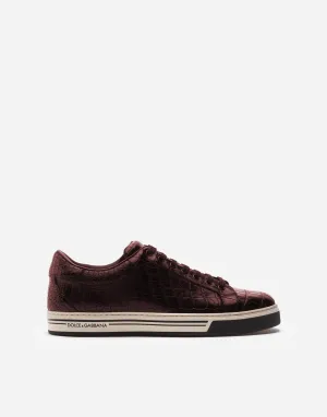 Crocodile Leather Rome Sneakers