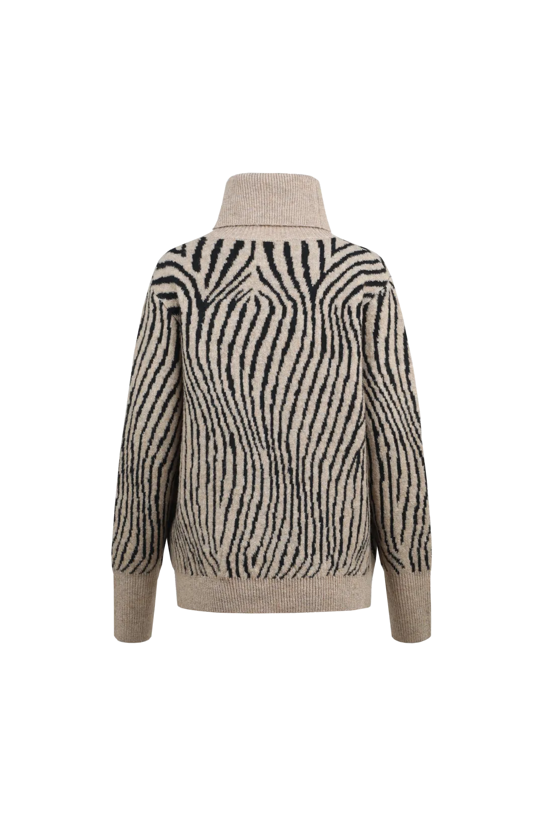 Doutse knit sweater | Sahara/Black