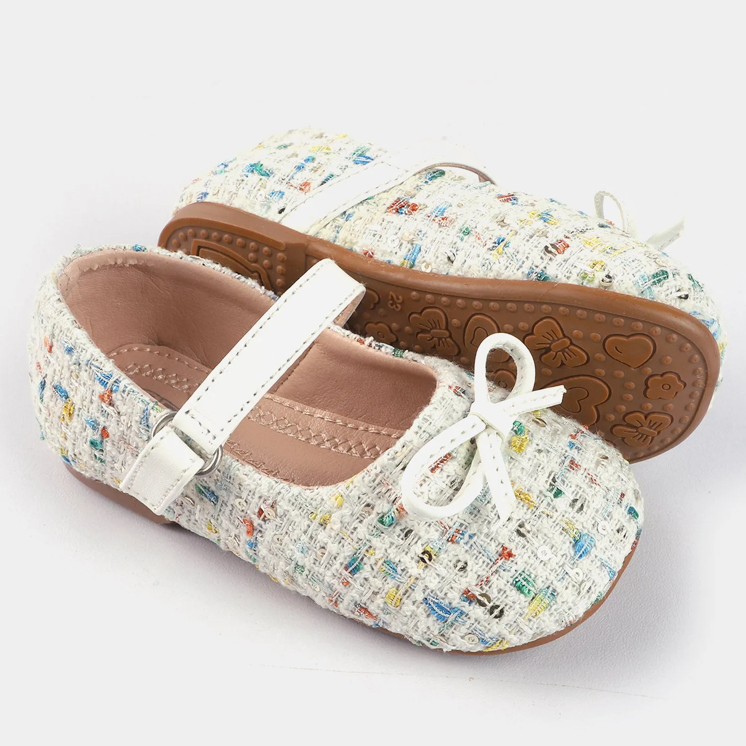 Girls Pumps SA-26-White