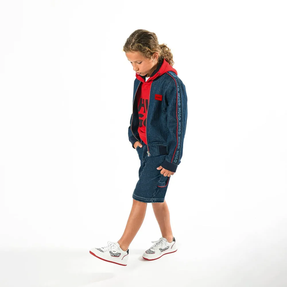 Hugo Kids Boys Trainers White