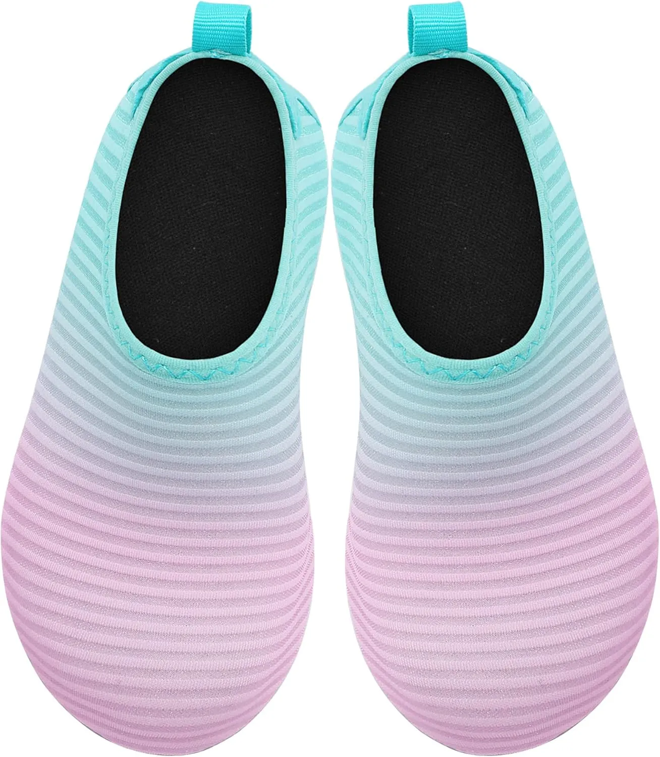 JIASUQI Kids Boys and Girls Summer Athletic Water Shoes Aqua Socks for Beach Swimming Pool