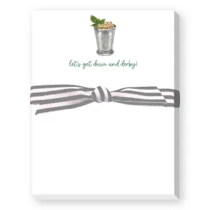 Let's Get Down and Derby Mini Notepad
