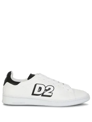 Low lace-up sneakers with logo