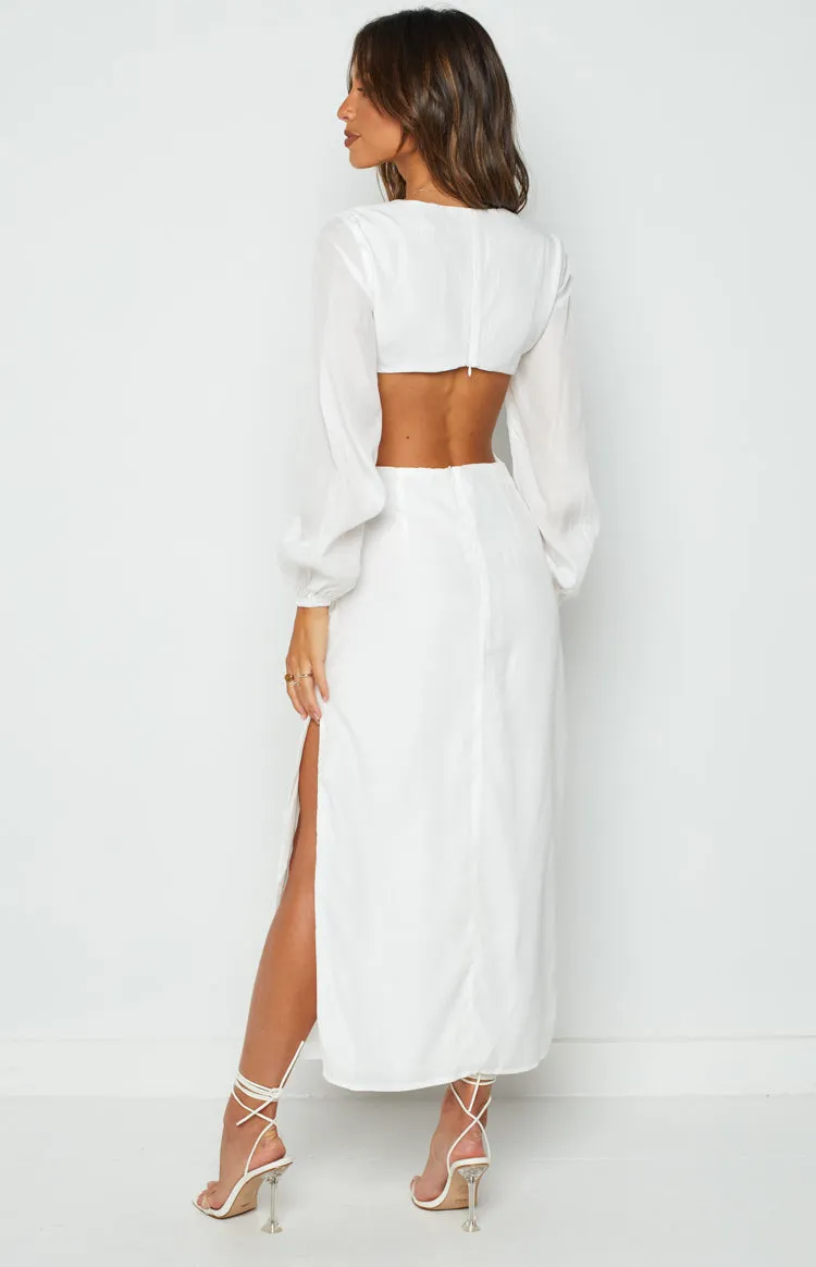 Mars Midi Dress White