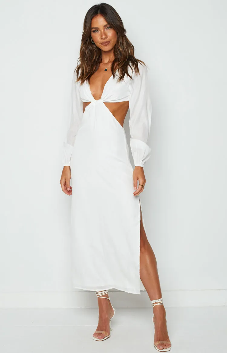 Mars Midi Dress White