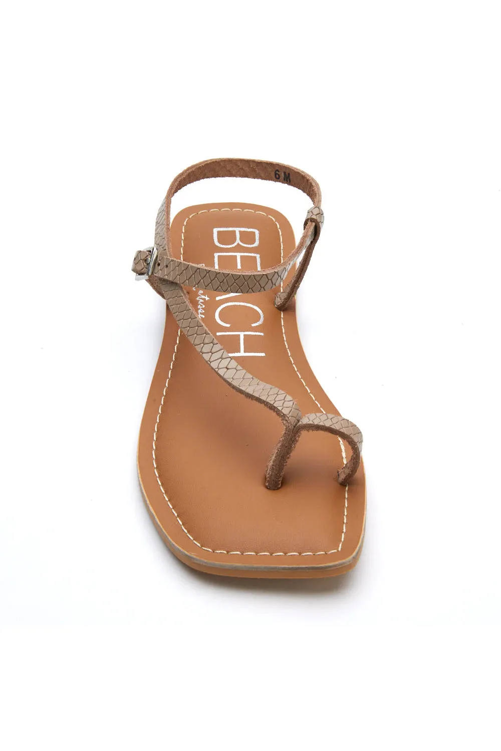 Matisse: Gelato Toe-Loop Sandal - Taupe