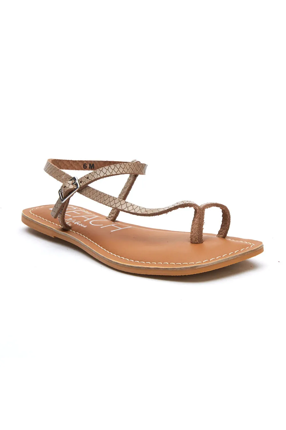 Matisse: Gelato Toe-Loop Sandal - Taupe