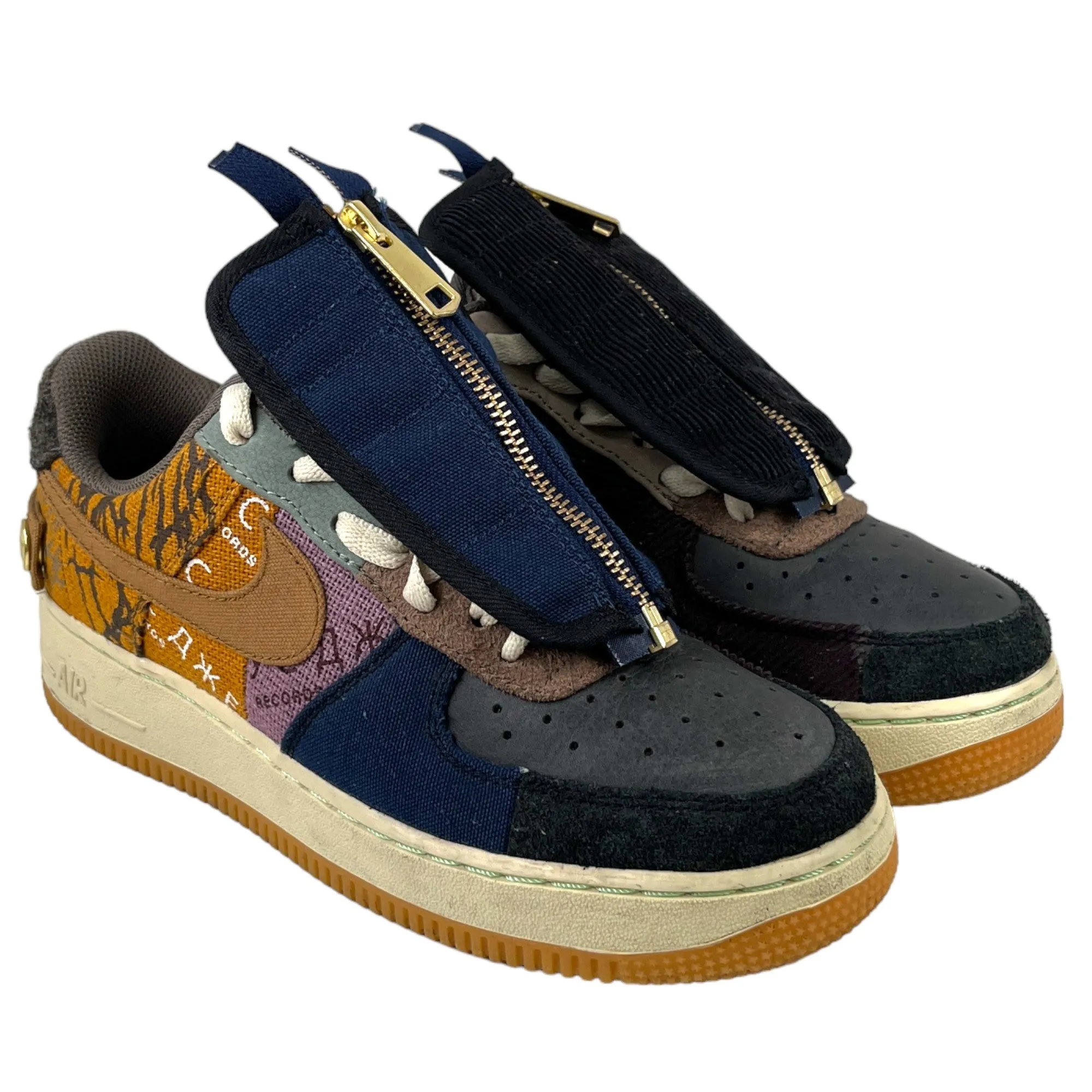 Men's Air Force 1 Cactus Jack Low Trainers Multi-Coloured Size EU 39.5 / UK 5.5