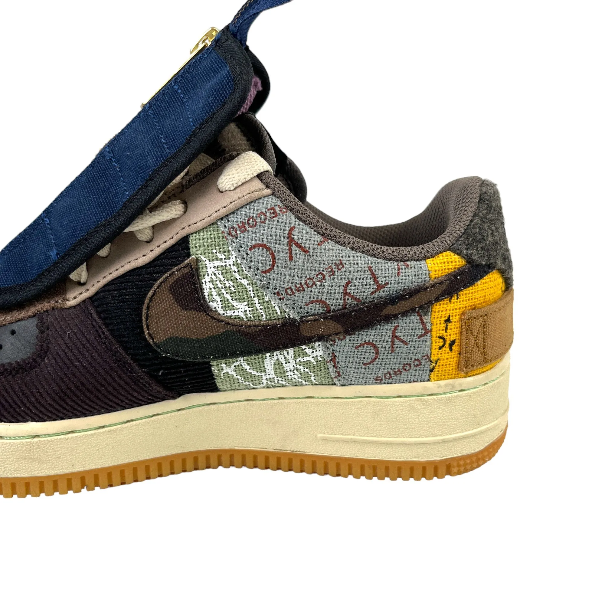 Men's Air Force 1 Cactus Jack Low Trainers Multi-Coloured Size EU 39.5 / UK 5.5