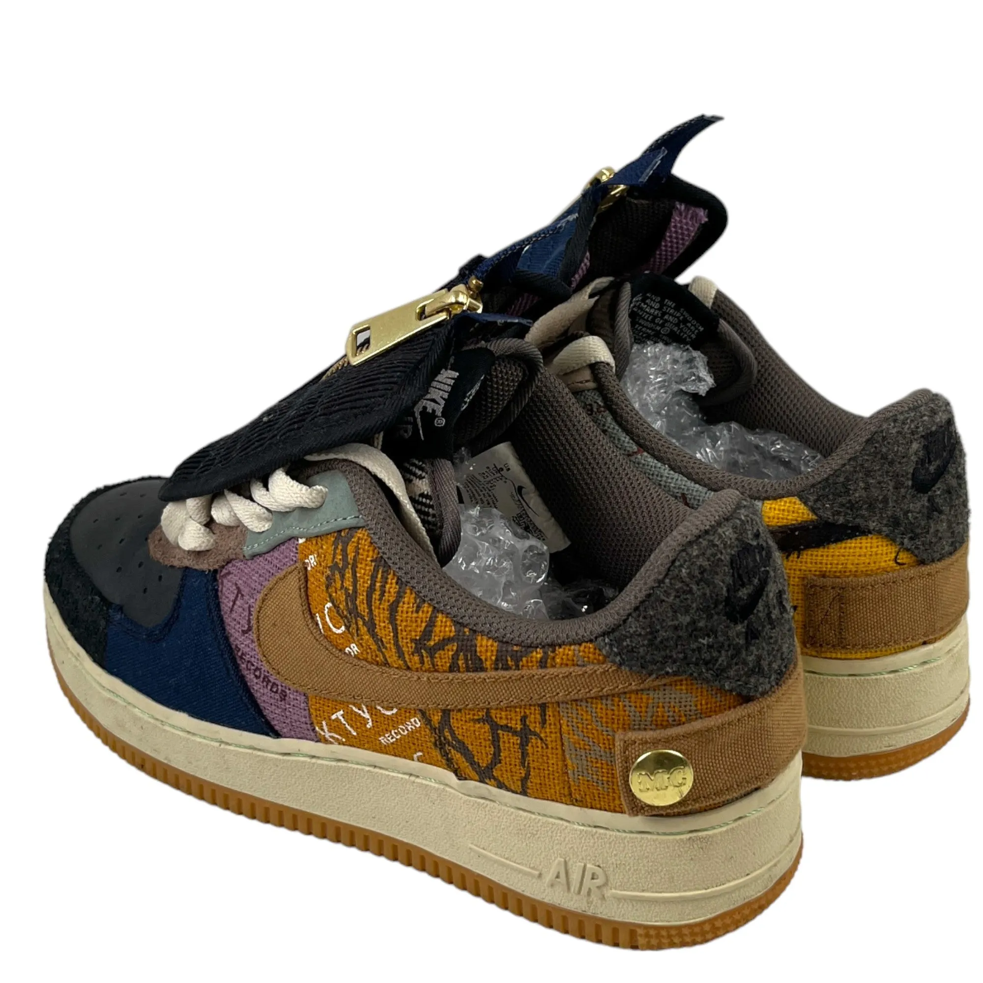 Men's Air Force 1 Cactus Jack Low Trainers Multi-Coloured Size EU 39.5 / UK 5.5