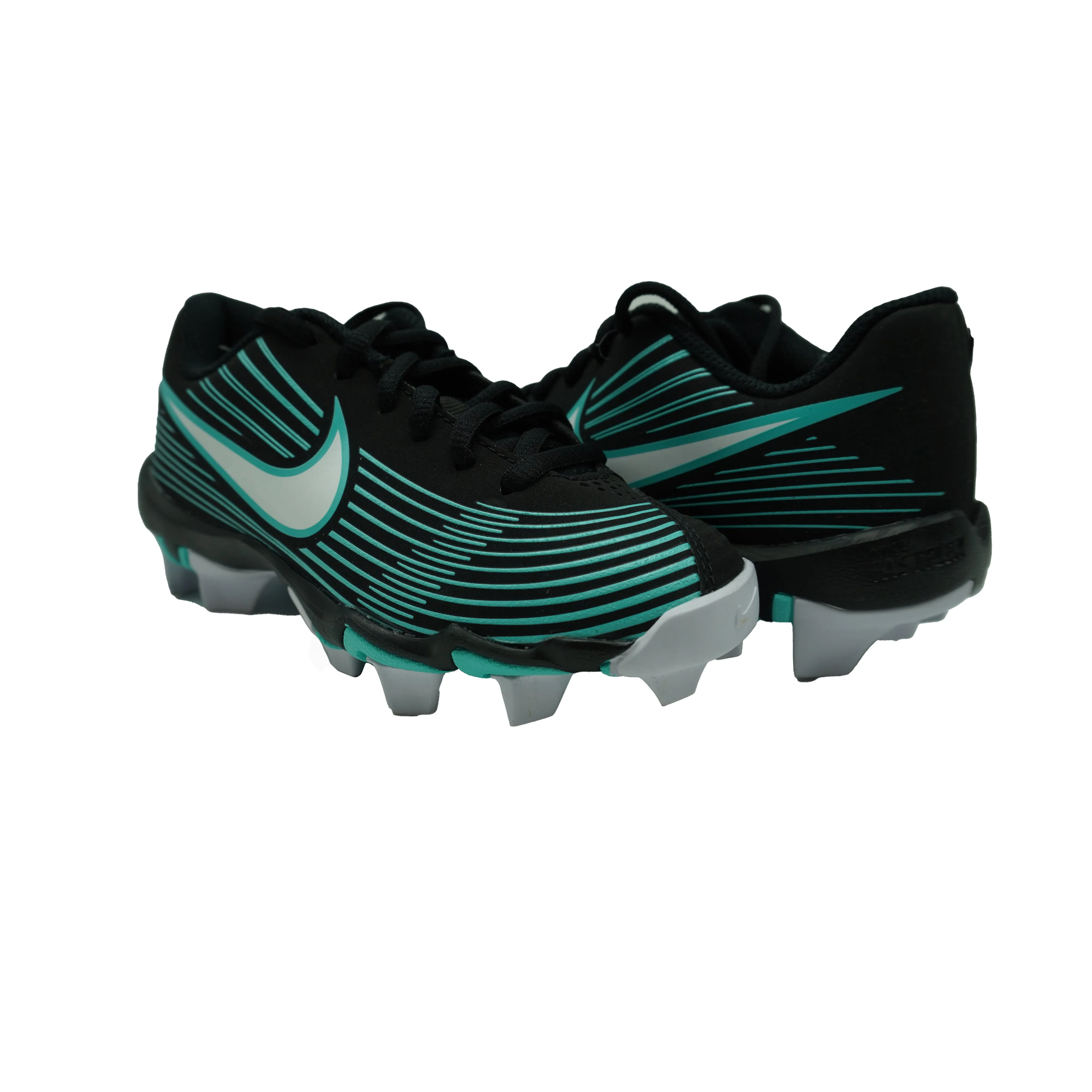 Nike Toddler Girl's Hyperdiamond 3 Keystone Softball Cleats Black Aqua Size 12 C