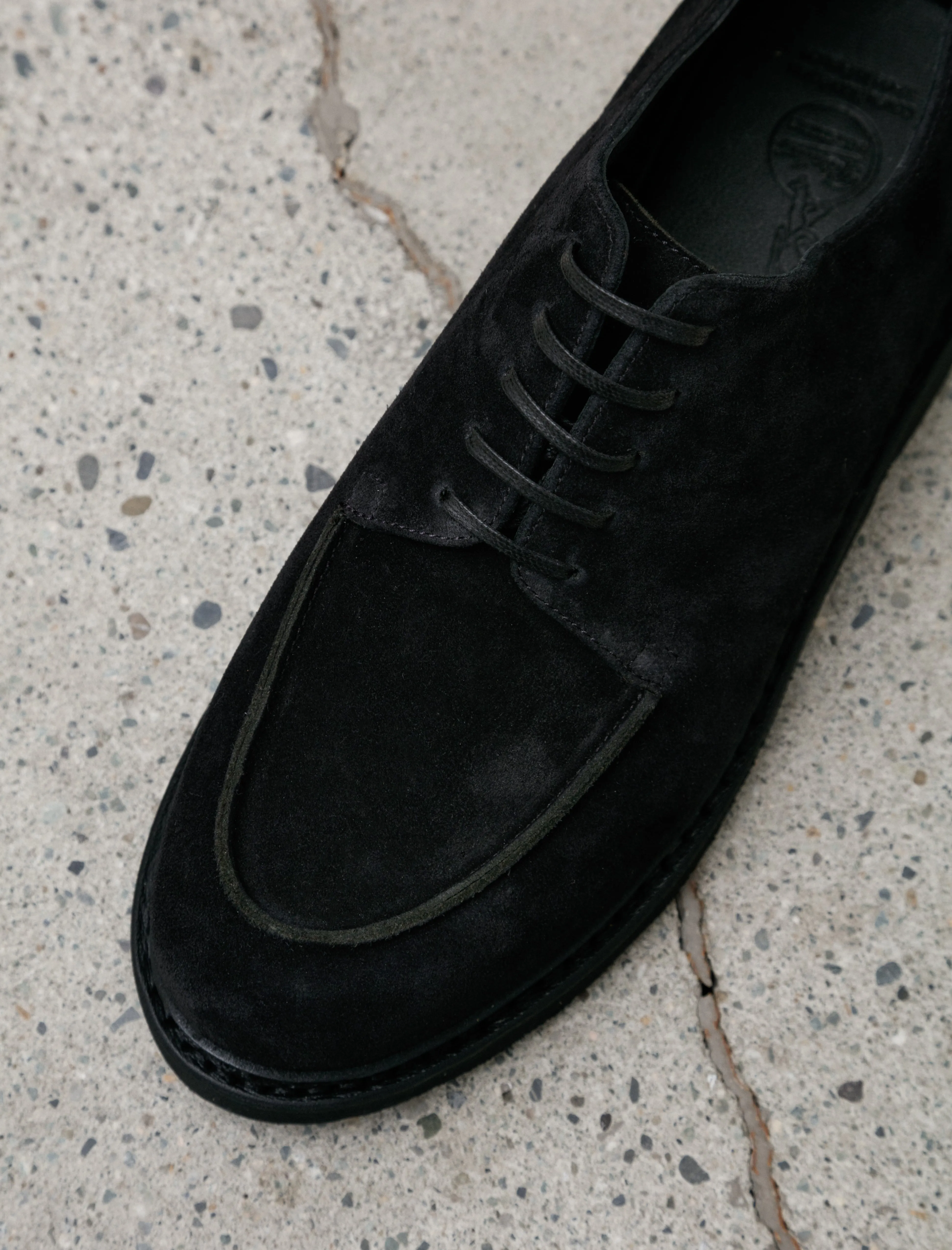 Paraboot Mirage Suede Leather Black