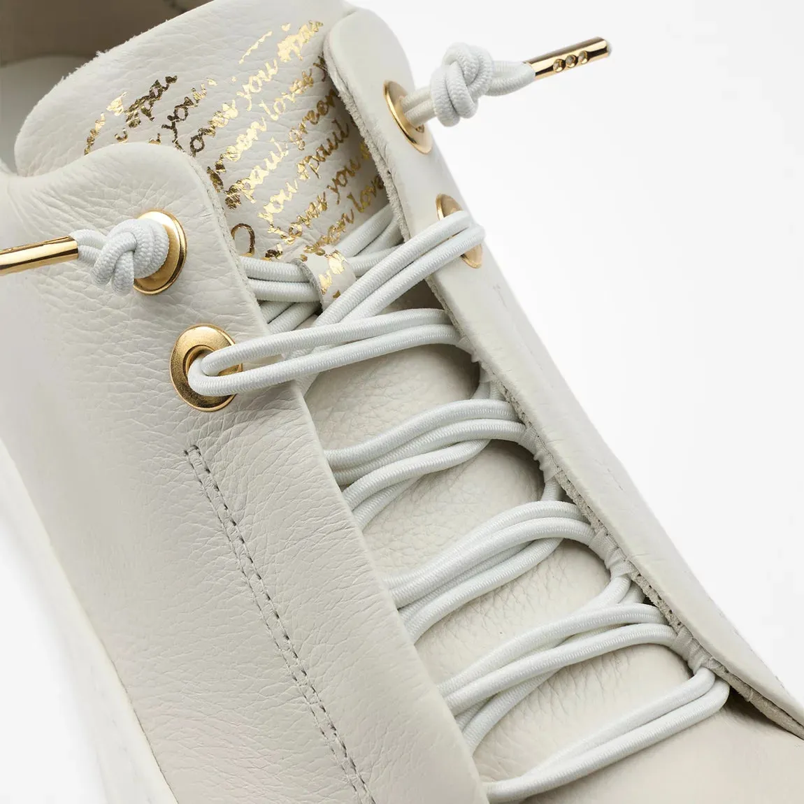 Paul Green - 5017 Ivory Elastic Slip On Trainer*