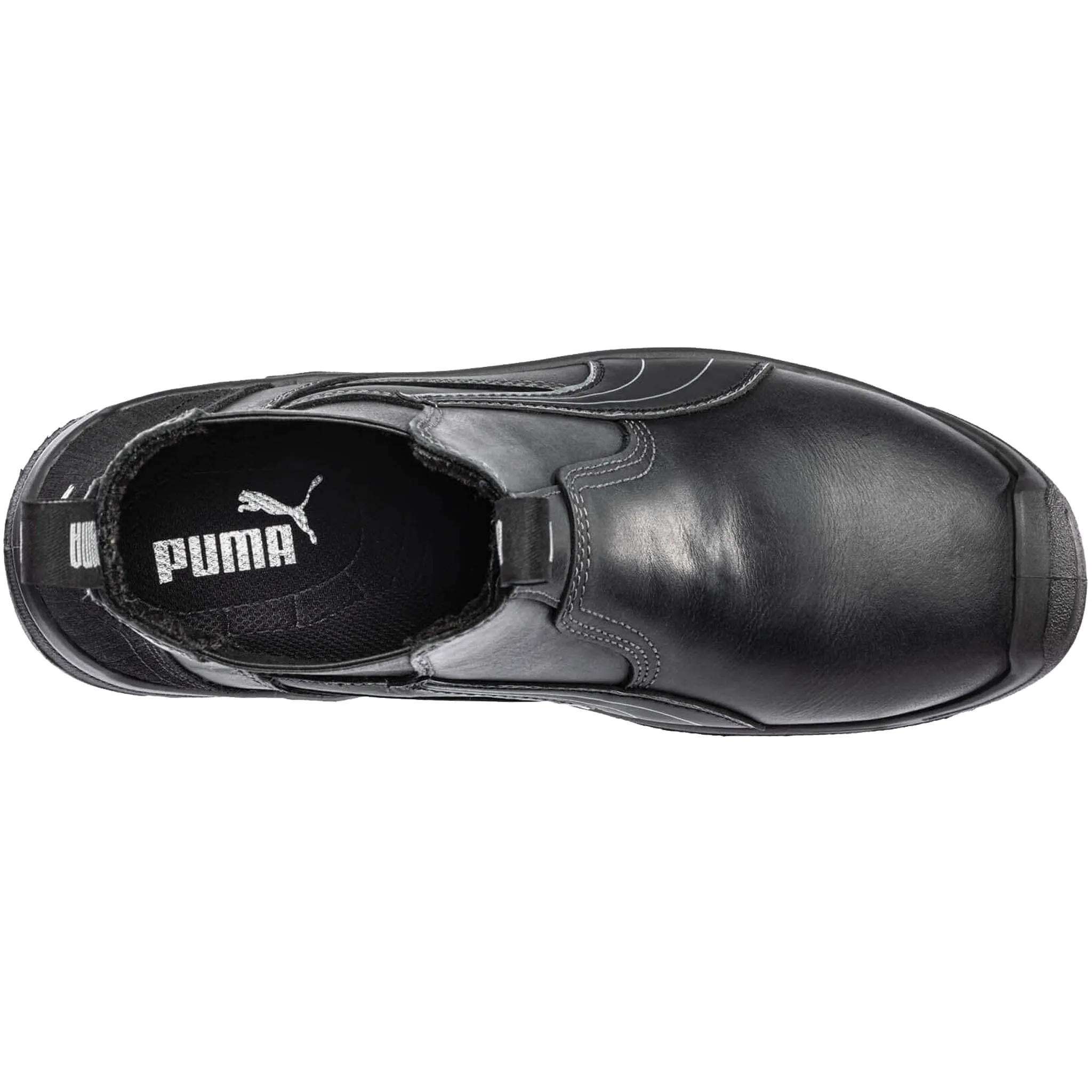 Puma Men's 630945 Tanami Double Gore Black 6" Water Resistant Soft Toe Work Boots