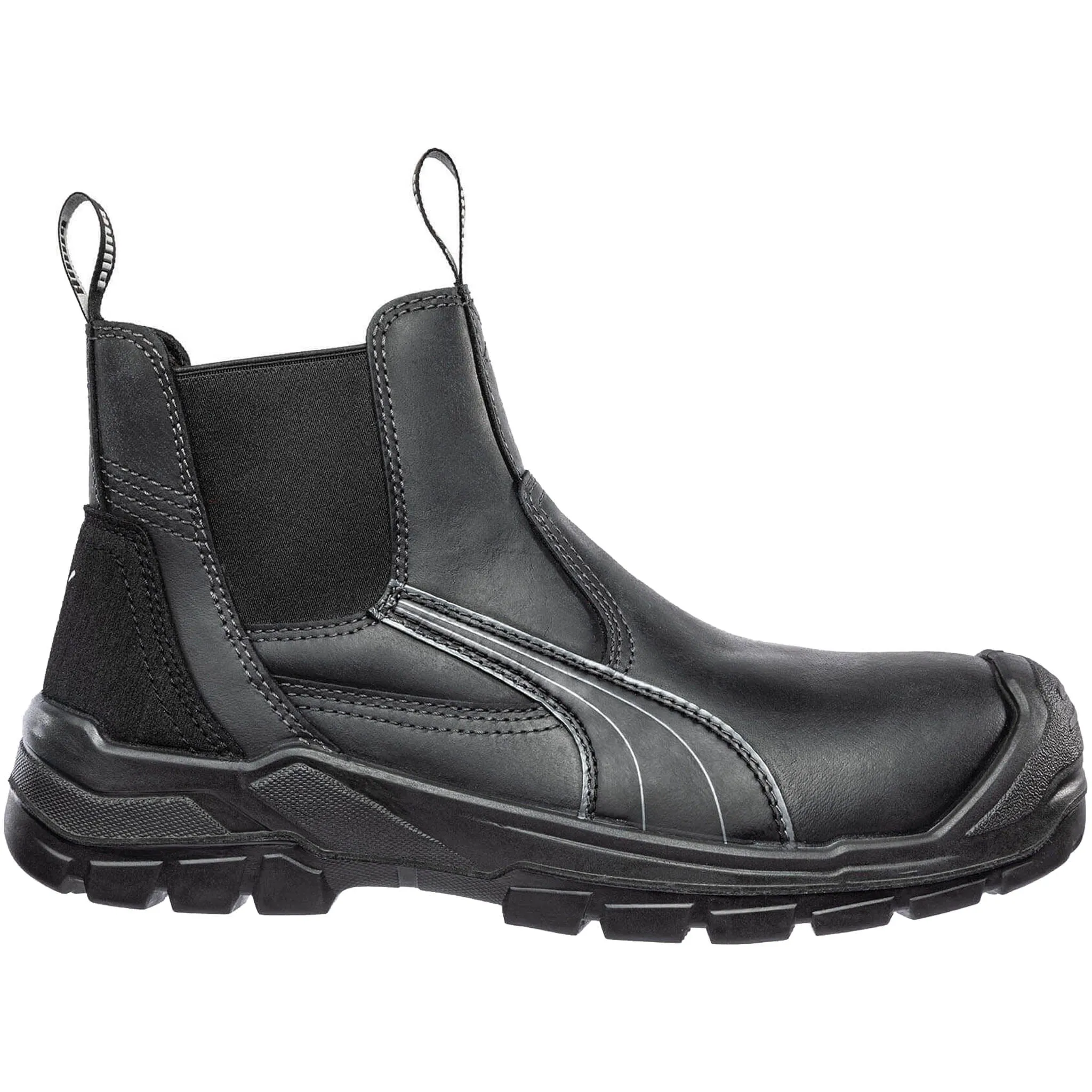 Puma Men's 630945 Tanami Double Gore Black 6" Water Resistant Soft Toe Work Boots