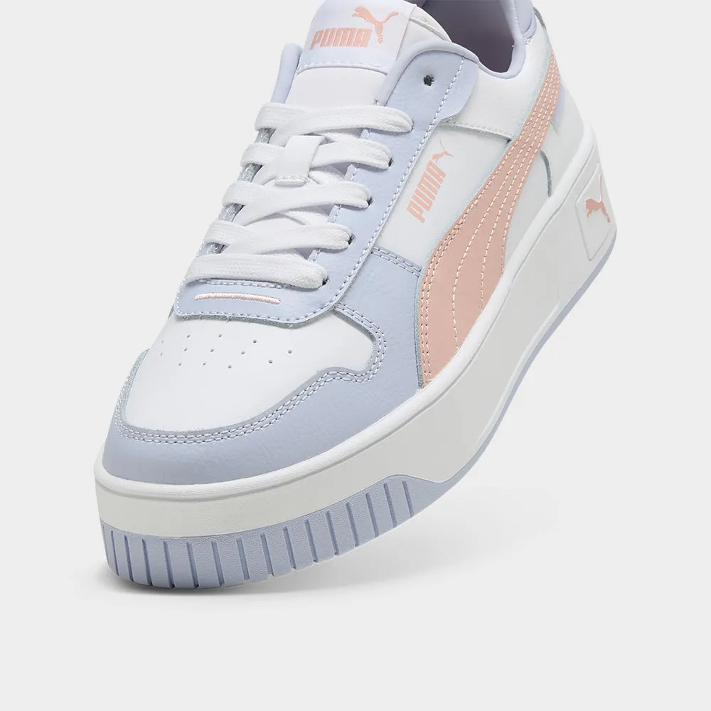 Puma Womens Carina Street Sneaker White/Multi _ 183441 _ White