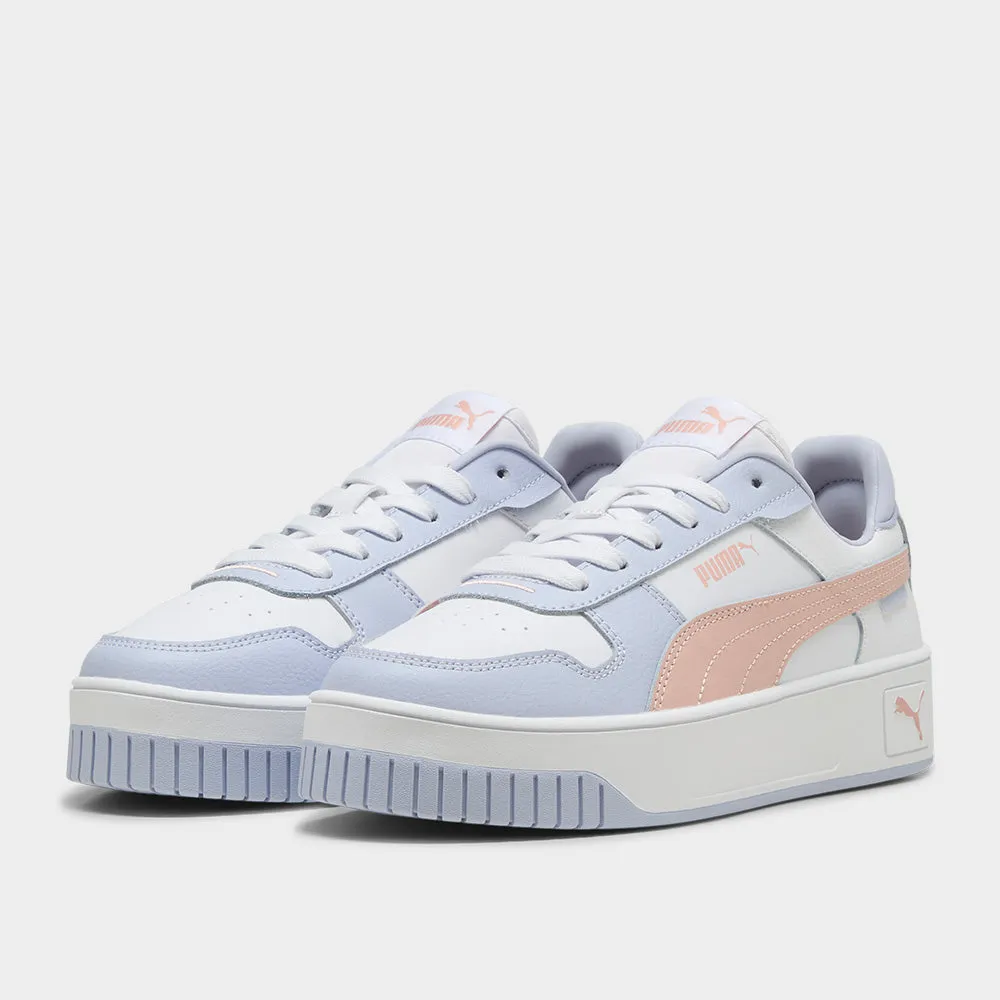 Puma Womens Carina Street Sneaker White/Multi _ 183441 _ White