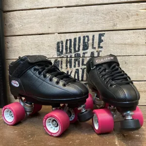 Riedell R3 DERBY Skates with Aura wheels and Toecaps