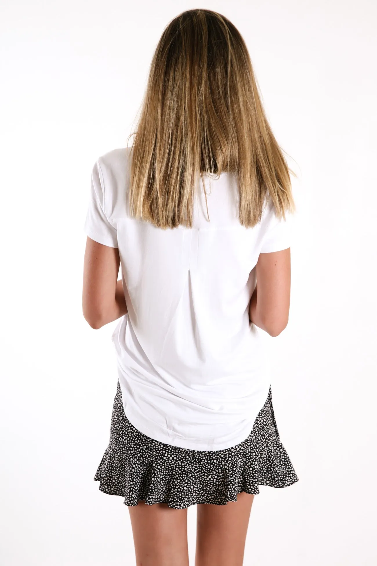 Sierra Luxe Tee White