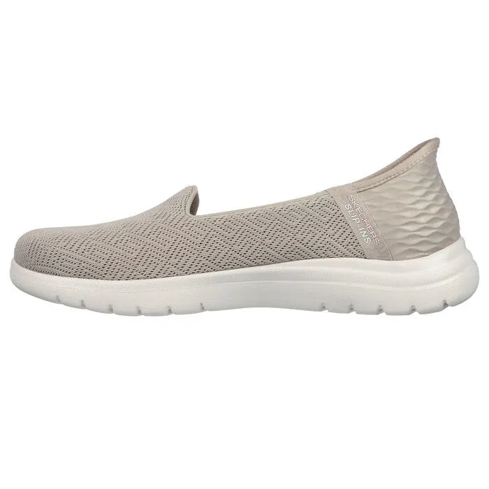 Skechers Slip Ins On The Go Flex Astonish Taupe