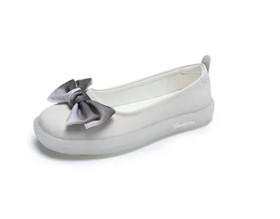 Sohiwoo cute bowknot kawaii shoes set foot cosplay princess women shoes loli daily Japanese sweet lolita shoes rubber sole round head