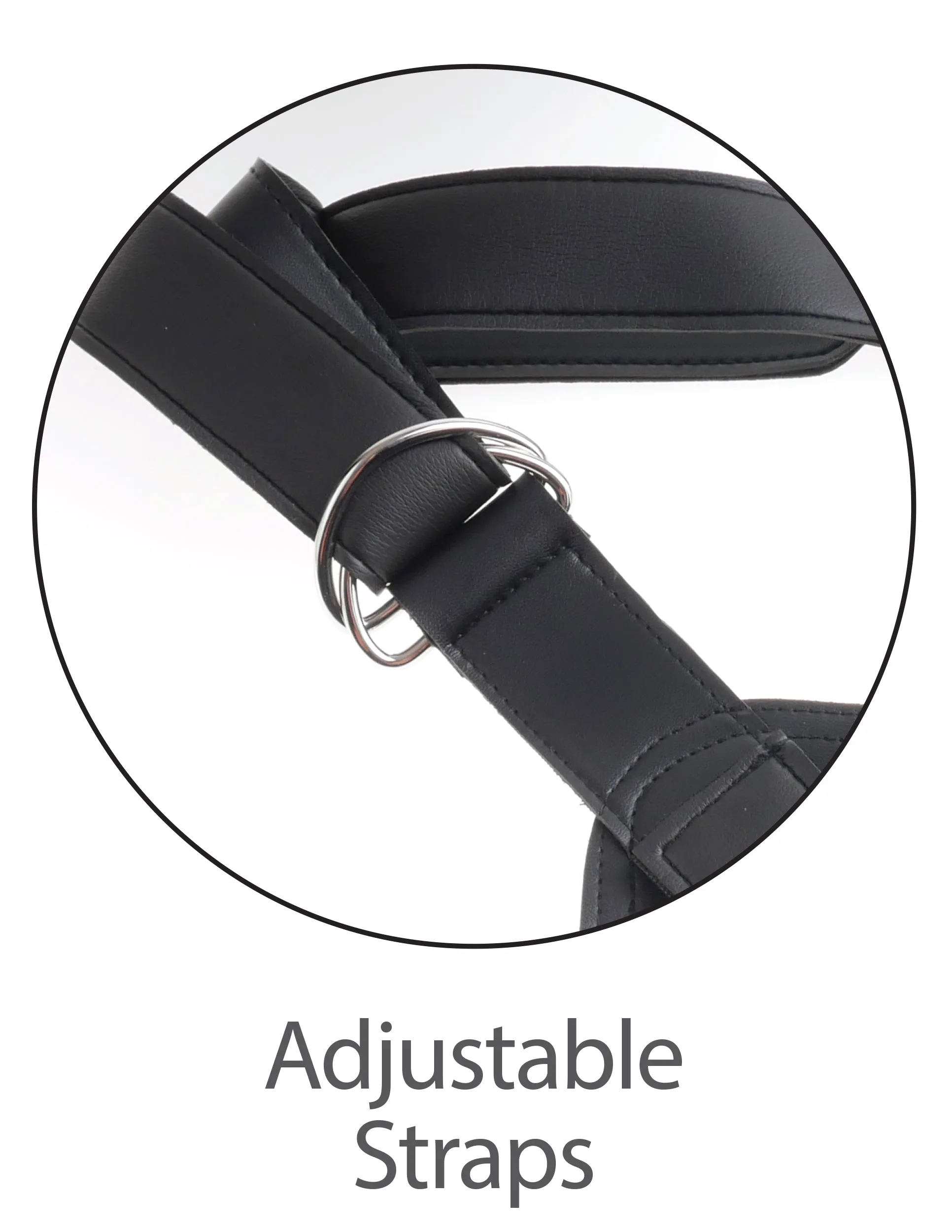 Strap-On Harness  w/ 9" Uncut Hollow Cock by King Cock