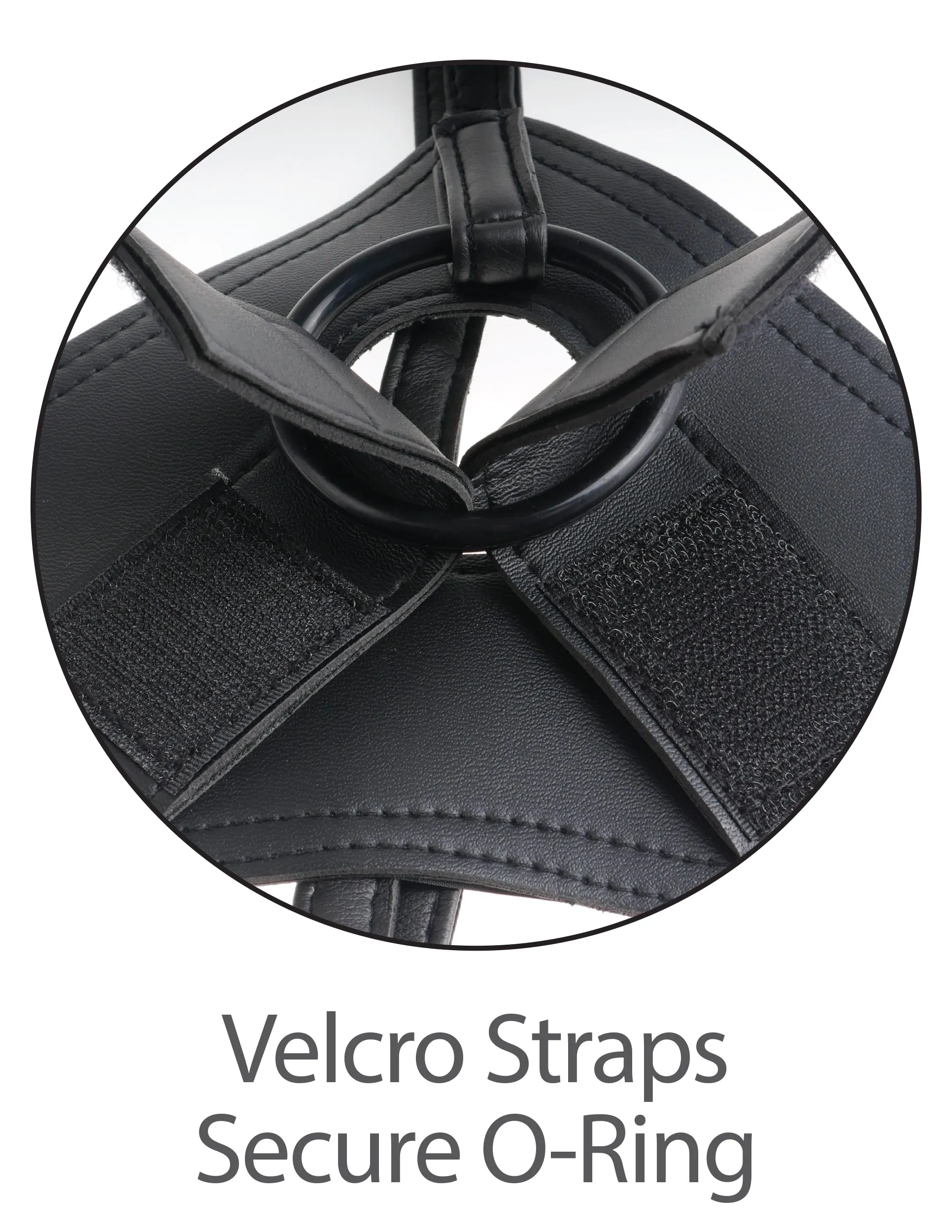 Strap-On Harness  w/ 9" Uncut Hollow Cock by King Cock