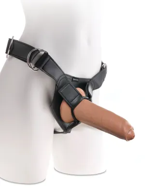 Strap-On Harness  w/ 9" Uncut Hollow Cock by King Cock