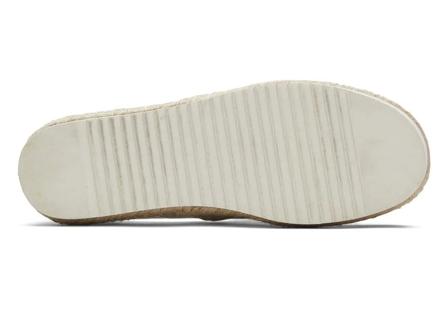 TOMS Womens Alpargata Platform Espadrille - Natural