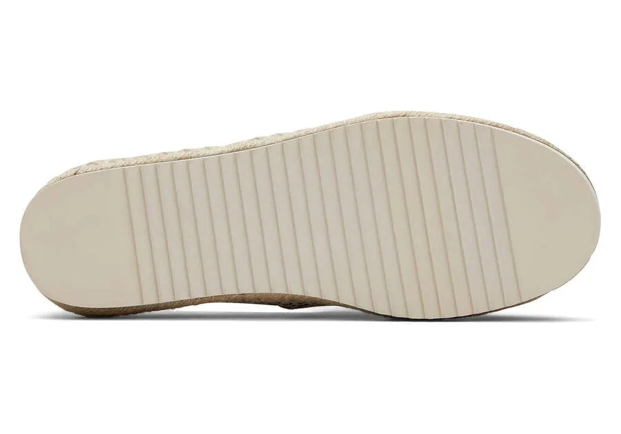 TOMS Womens Alpargata Platform Rope Espadrille - Natural