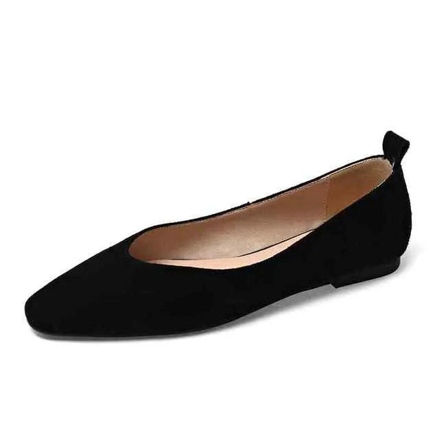 Zole Women's High Quality Flat Black Shoes